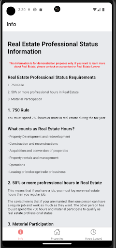 RealEstateProfessional Tracker Screen 3