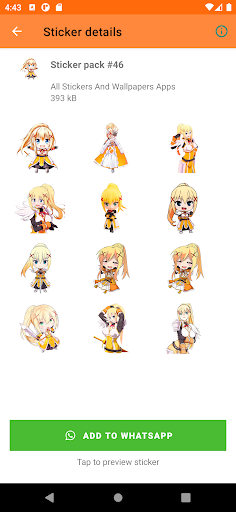 Anime Stickers - WAStickerApps Screen 3