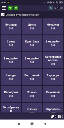 Xalq Taksi Sürücü Terminalı Screen 2