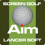 Screen Golf Putter Aiming