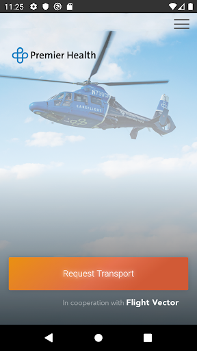 Android application CareFlight Premier Health screenshort
