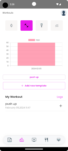 Android application FIT BLITZ screenshort