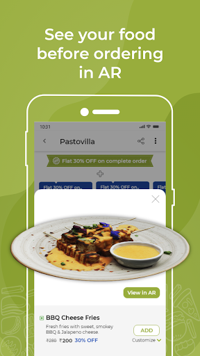 peAR - The AR Menu App Screenshot 3 - AppWisp.com