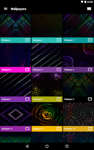 Neon Glow Rings - Icon Pack Captura de tela