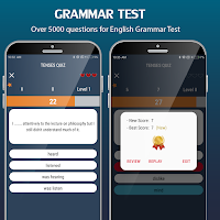screenshot of English Practice Test - Quiz