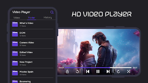 Android application HD Video Player - Music Player screenshort
