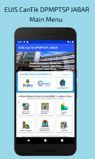 Android application EUIS CANTIK screenshort