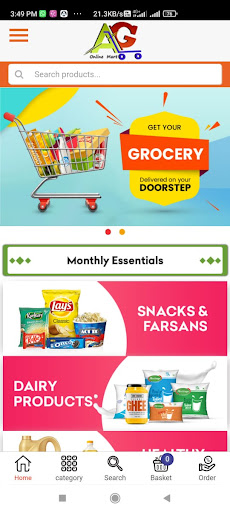 Aggarwal grocery mart Screen 2