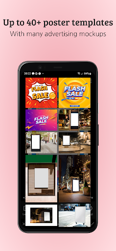 Poster maker - Mockup design Screen 3