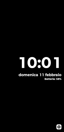 Android application Glance clock - orologio screenshort