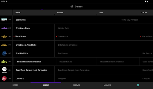 Screenshot of Omni Fiber TV
