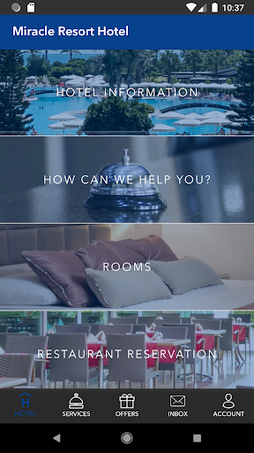 Android application Miracle Resort Hotel screenshort