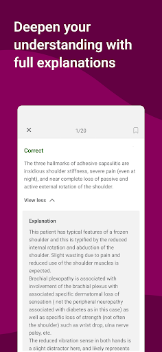 Screenshot of BMJ OnExam