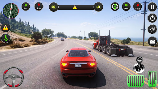 Real Car Driving School Game Screen 2