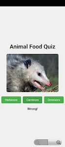 My Animal Food Quiz