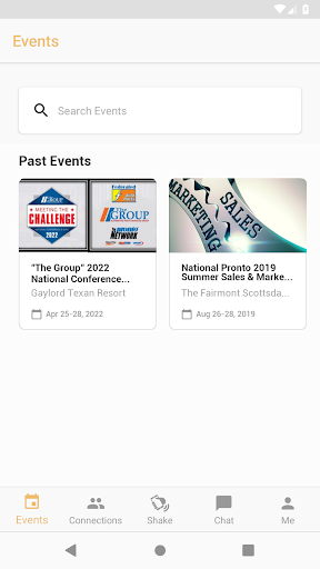 APSG "The Group" Conferences Screen 2