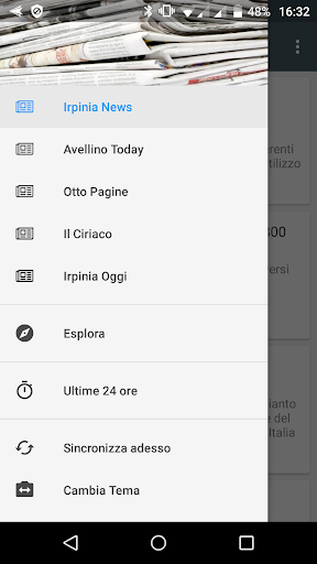Android application Avellino notizie locali screenshort