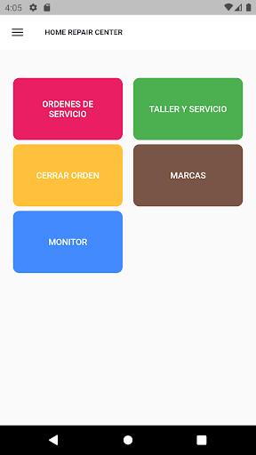 Home Repair Center Screen 2