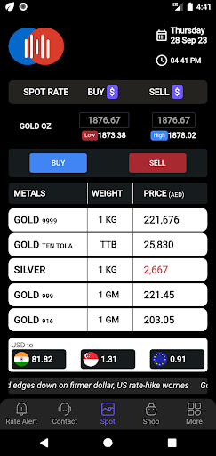 Bullionstats Lite Screen 2