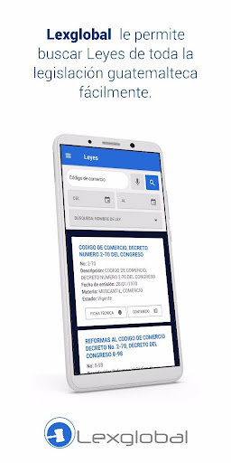 Android application Lexglobal screenshort