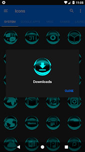 Cyan Icon Pack Style 2