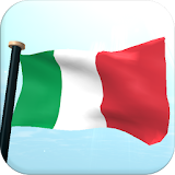Italy Flag 3D Free Wallpaper icon