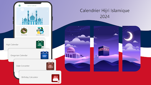 Android application Hijri Calendar Islamic 2024 screenshort