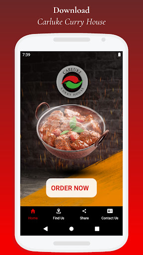Android application Carluke Curry House screenshort