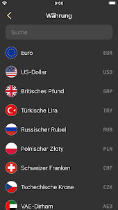 Währungsrechner - Wechselkurs
