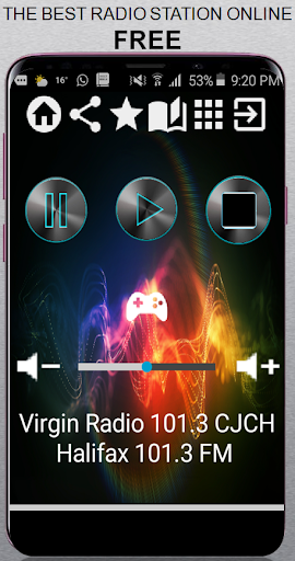Android application Virgin Radio 101.3 CJCH Halifa screenshort