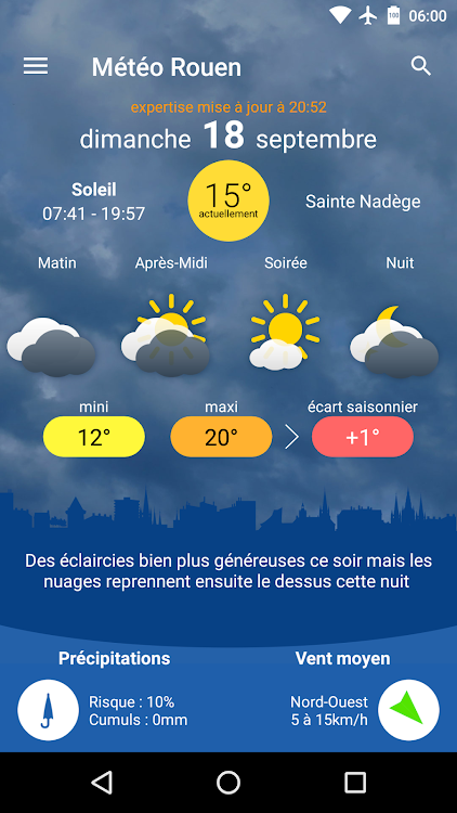 Météo Rouen - 3.7.0 - (Android)