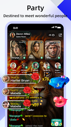 Gemgala - Party & Chat & Games Screen 2