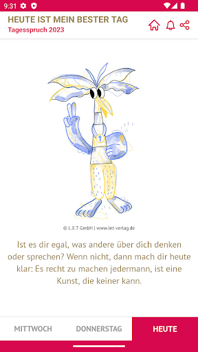 Tagesspruch 2023 Screen 2