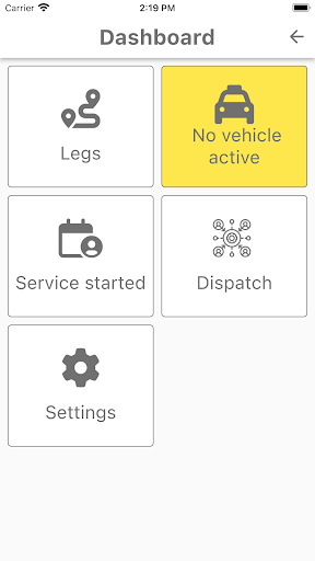 Android application Tour-agenda.com driver 2.0 screenshort