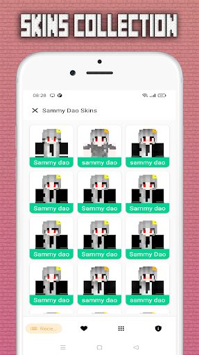 Android application Sammy Đào Skins For Minecraft screenshort