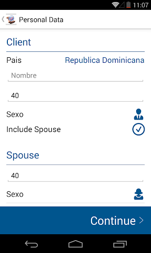 BMI Cotizador Salud Screen 3