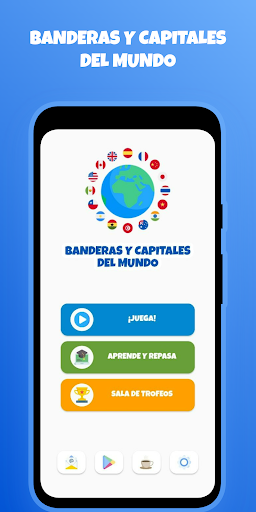 Android application Guess World Flags and Capitals screenshort