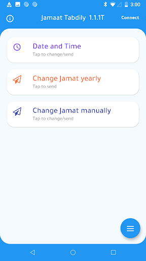 Android application Salah Next Change screenshort