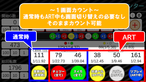 ディスクアップ小役カウンター Screen 3
