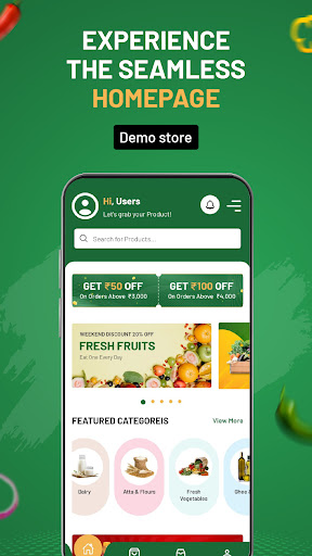 Grocarto - Grocery App script Screen 2