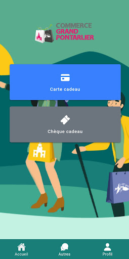 Android application Commercants Grand Pontarlier screenshort