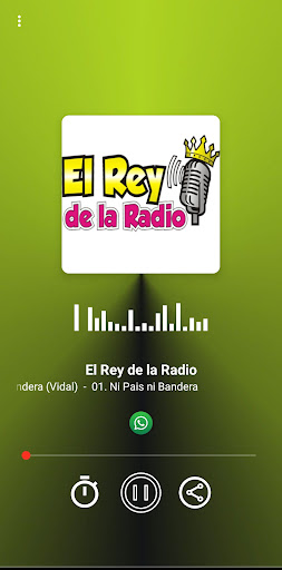 Android application El Rey de la Radio screenshort