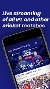 Live Cricket & TATA IPL Stream
