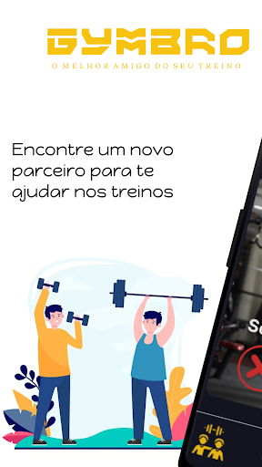 Android application Gymbro screenshort