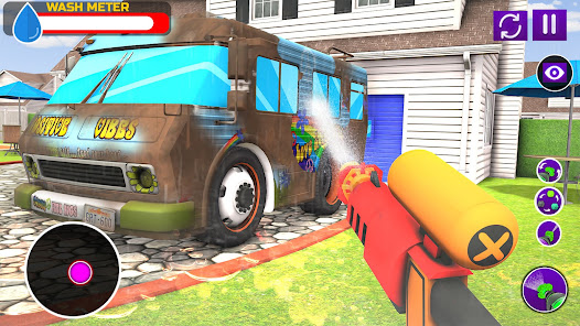 Power Wash Clean Simulator 3D apkdebit screenshots 2