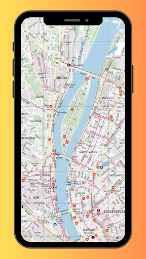 Android application Budapest Metro Map 2024 screenshort