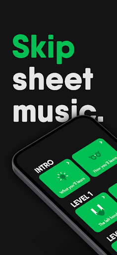 Android application Pianohack - Skip sheet music screenshort
