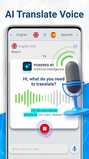 Screenshot of AI Translate Voice Translator
