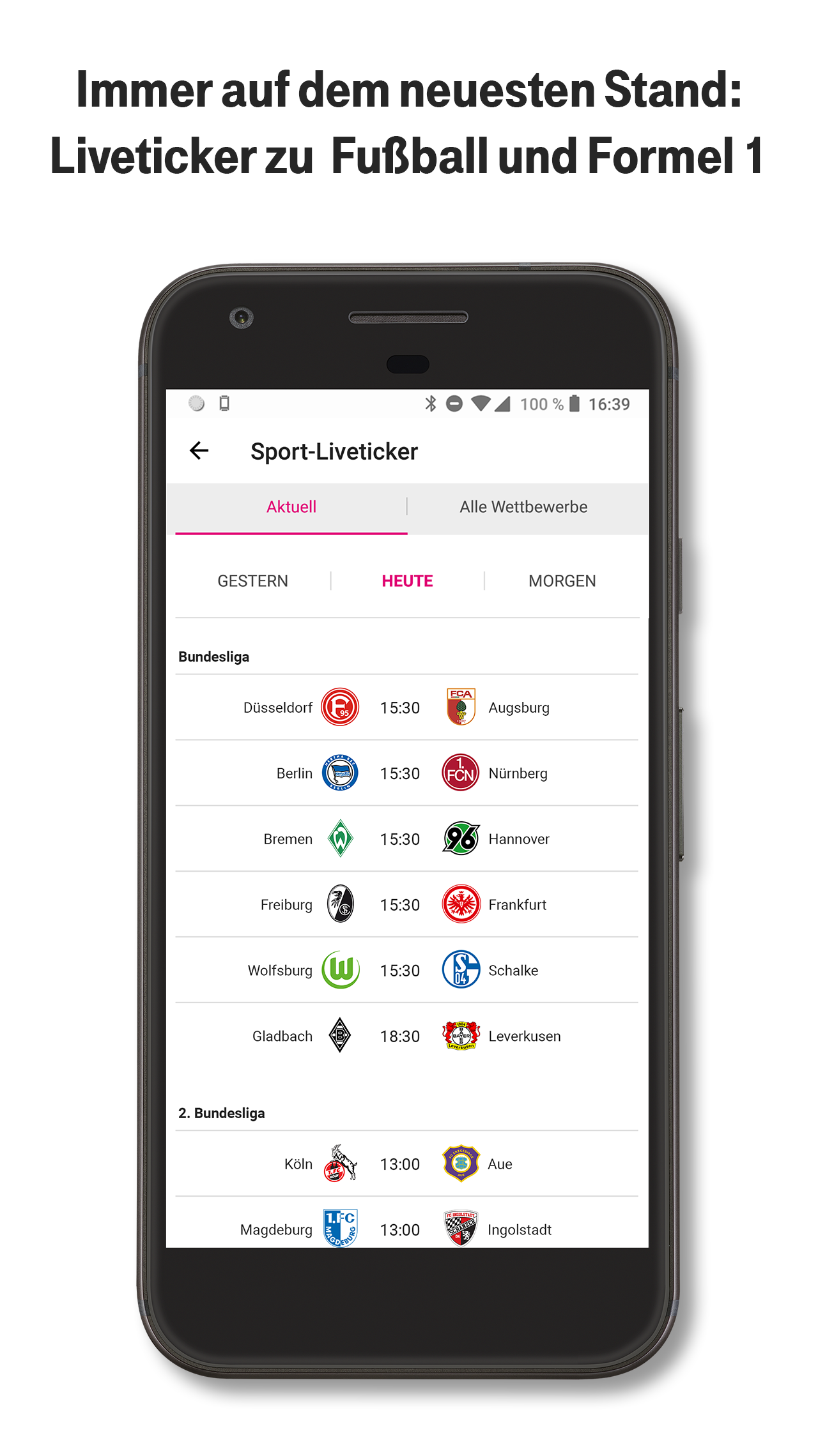 Android application t-online - Nachrichten screenshort