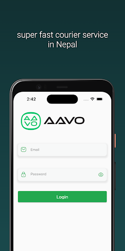 Android application AAVO Partner screenshort